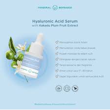 [ GROSIR ] Mineral Botanica Hyaluronic Acid Serum With Kakadu Plum Fruit Extract 20ml