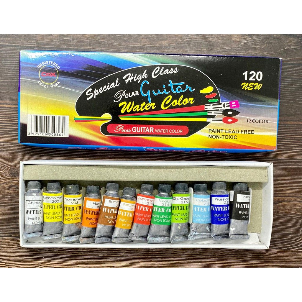 

CAT AIR/ WATERCOLOR 12 COLOR - DOLAR GUITAR 120 NEW
