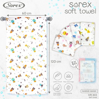 Sorex Handuk Katun Jepang  Premium Handuk  Mandi Bayi dan 