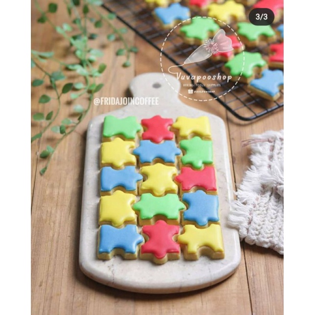 Puzzle Cookies Cutter / Cetakan Kue Kering / Cetakan Cookies / Cookies Puzle / Puzzle