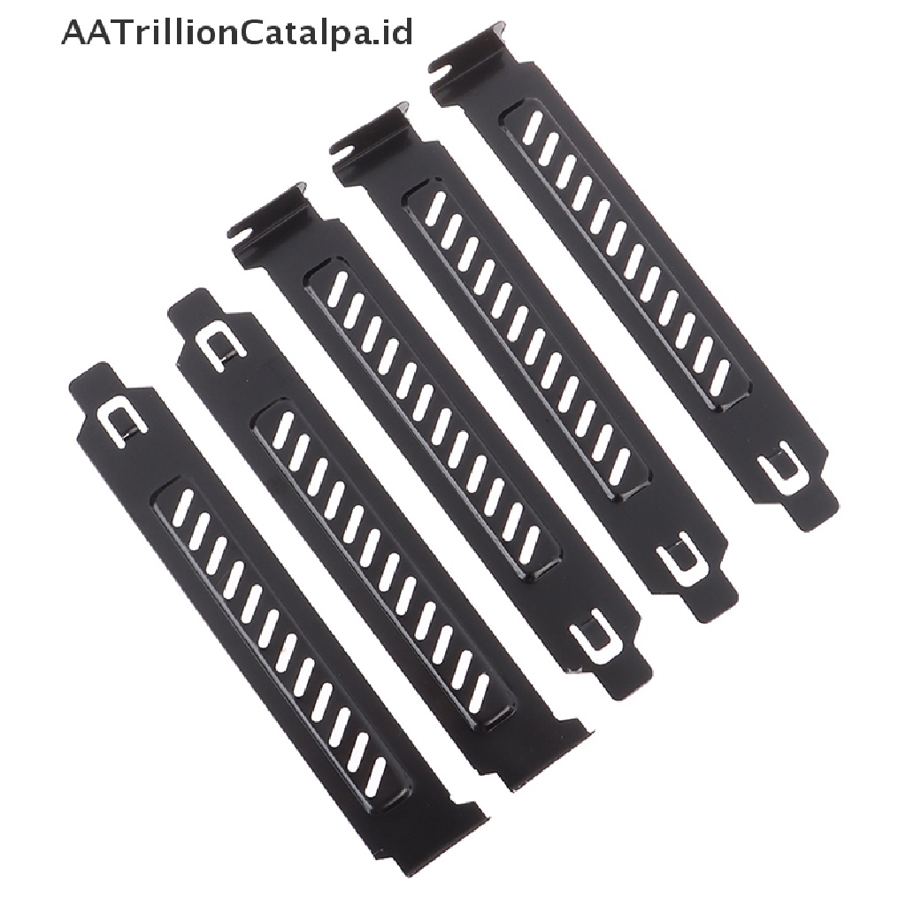 Aatrillioncatalpa 5pcs Cover Slot PCI Filter Debu Untuk Kipas Pendingin Cpu