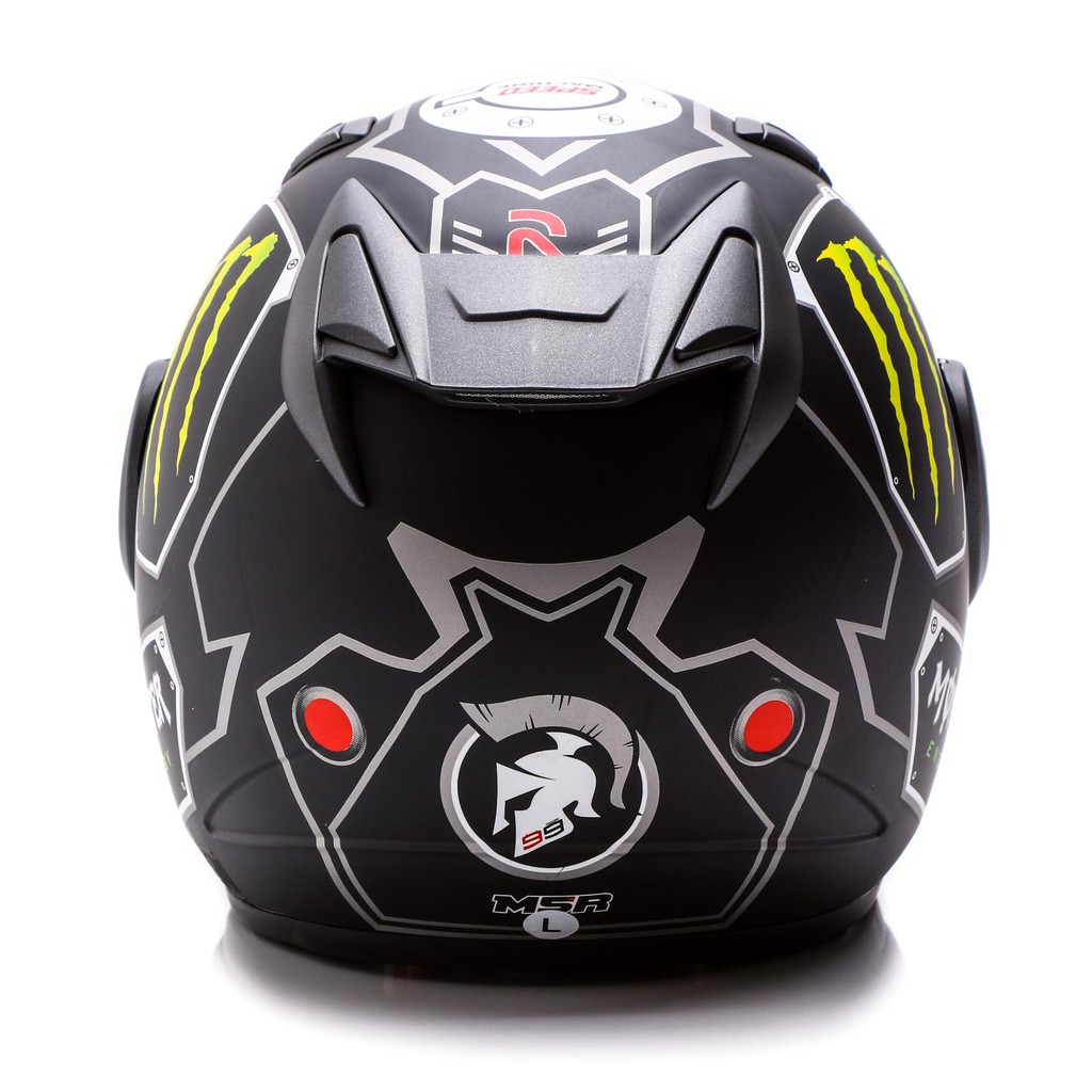 [Helm Dewasa] MSR Helmet Javelin - Monster - Hitam Doff + Promo Gratis Jaring Helm