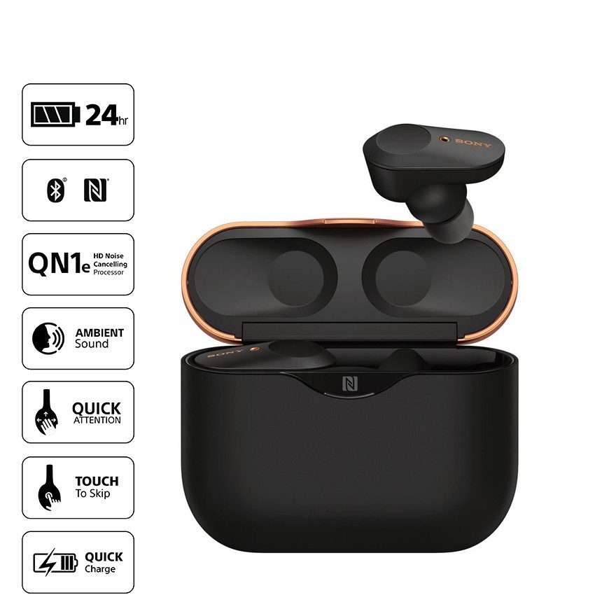 Sony WF 1000XM3 WF1000XM3 WF-1000XM3 Noise Cancelling Bluetooth Earbud