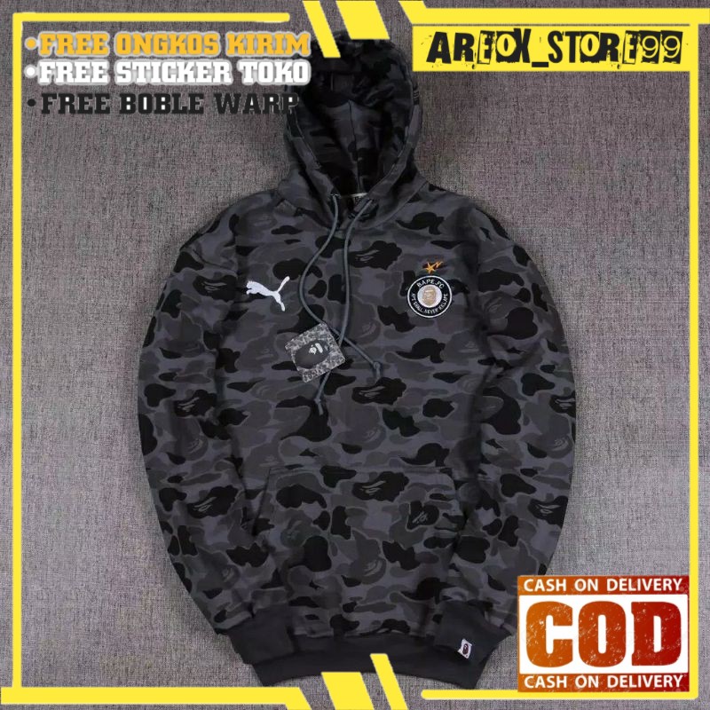 Jaket bape jipper hoodie premium quality