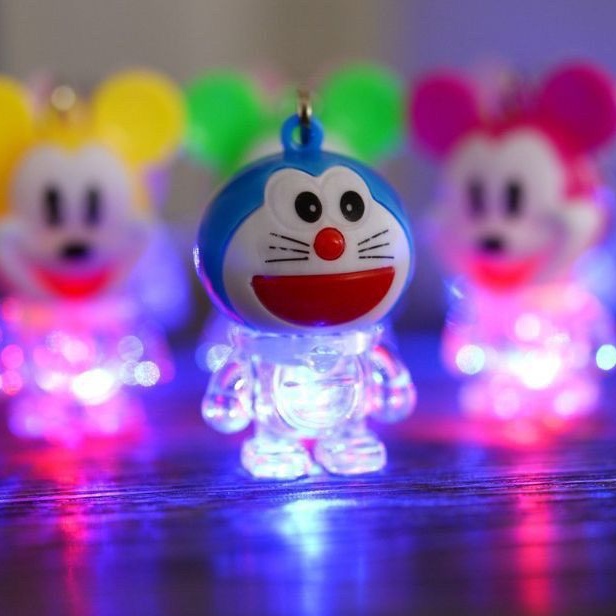 GANTUNGAN KUNCI DORAEMON LED / GANTUNGAN LED DORAEMON / KEY CHAIN