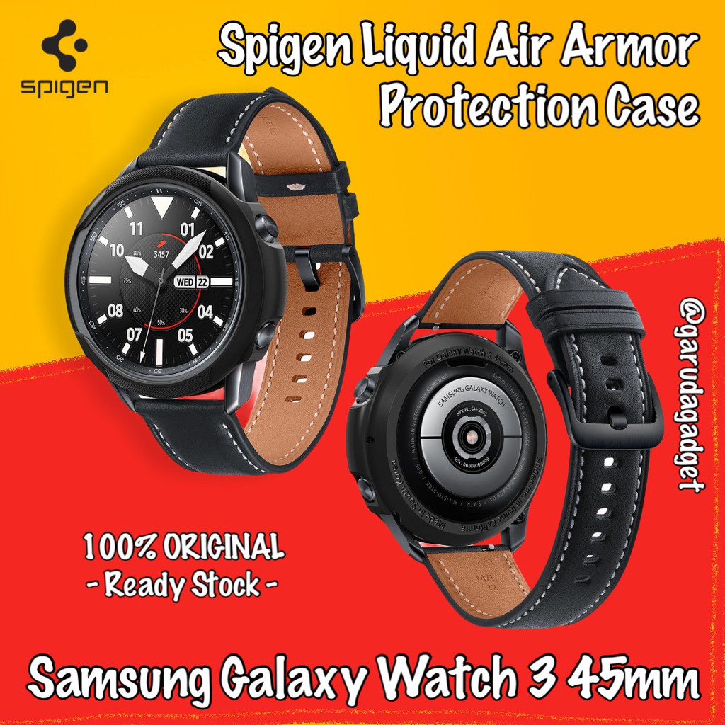 Case Samsung Galaxy Watch 3 45 / 41 mm Spigen Liquid Air Soft Silicone Casing Cover Original