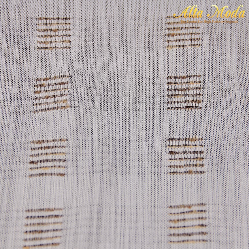 

Alta Moda Kaftan Jacquard Berserat Warna Light Grey Coklat (1M)