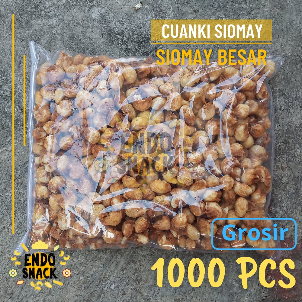 [GROSIR] 1000Pcs Cuanki Siomay Siomay Besar Kering Topping Pelengkap Baso Aci, Seblak dan Cuanki