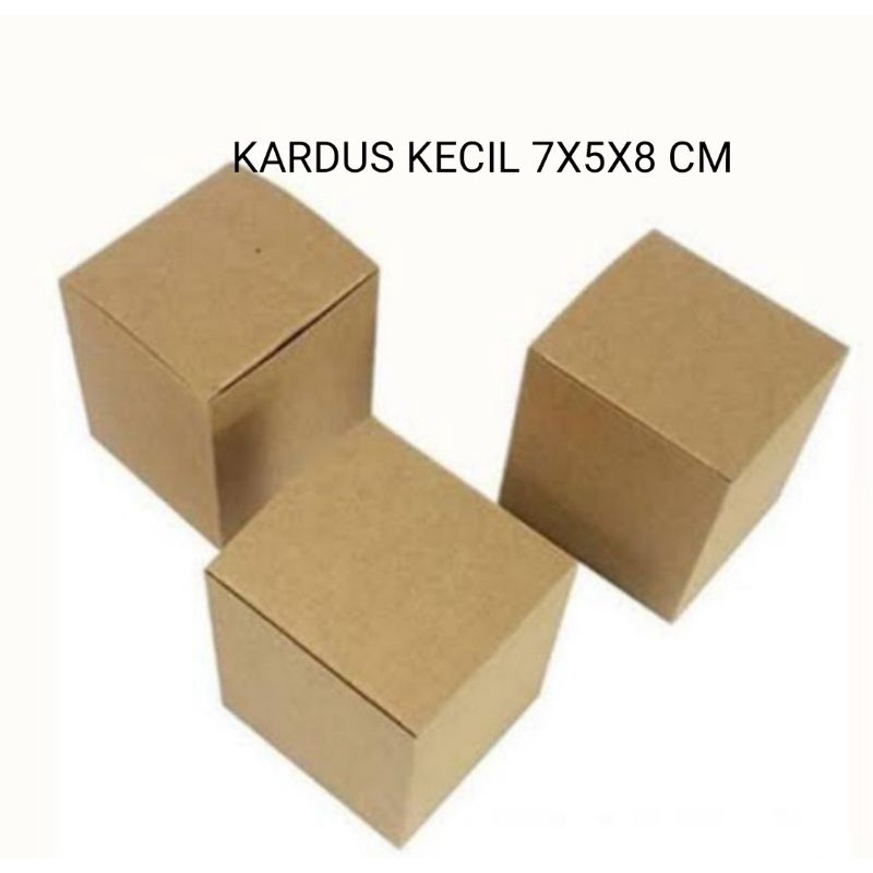 

TERMURAH KARDUS KECIL UK 7X5X8 CM PACKING