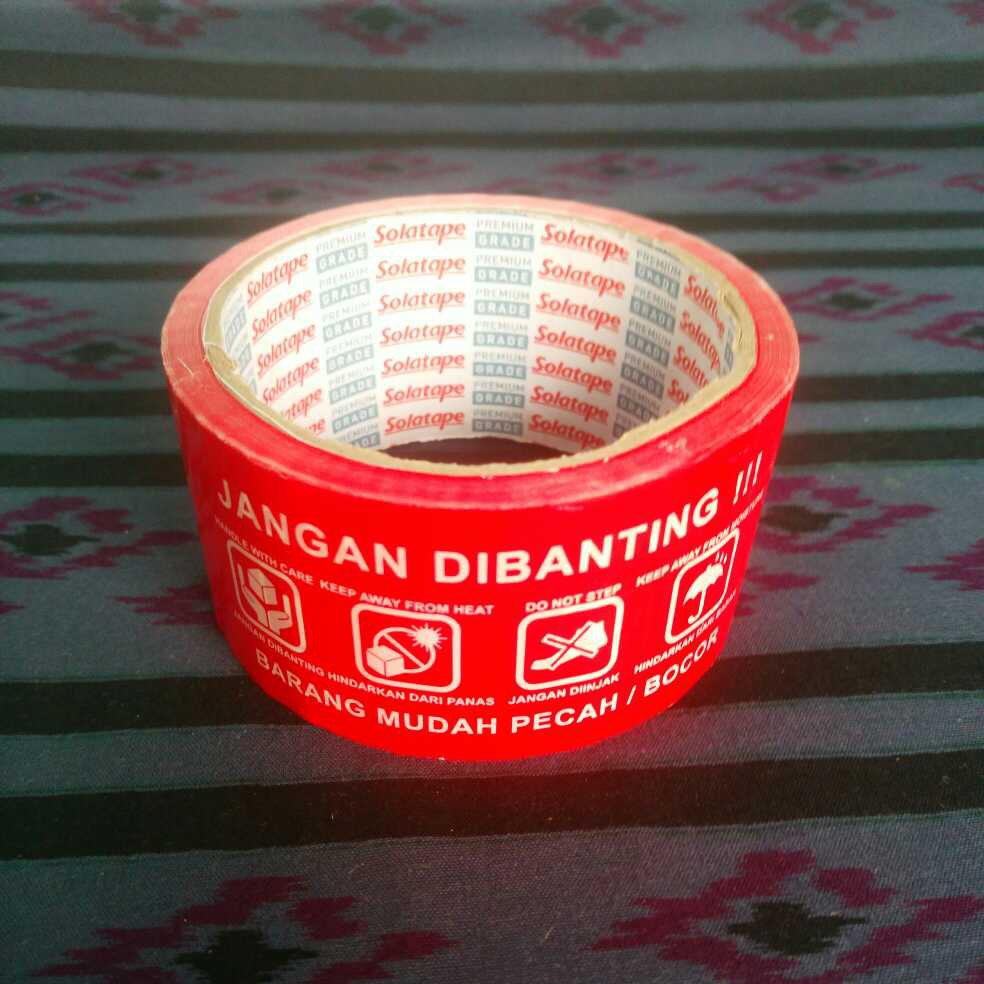 

Lakban Jangan Dibanting FRAGILE Lebar 48 Mm Panjang 40 Meter - Baru