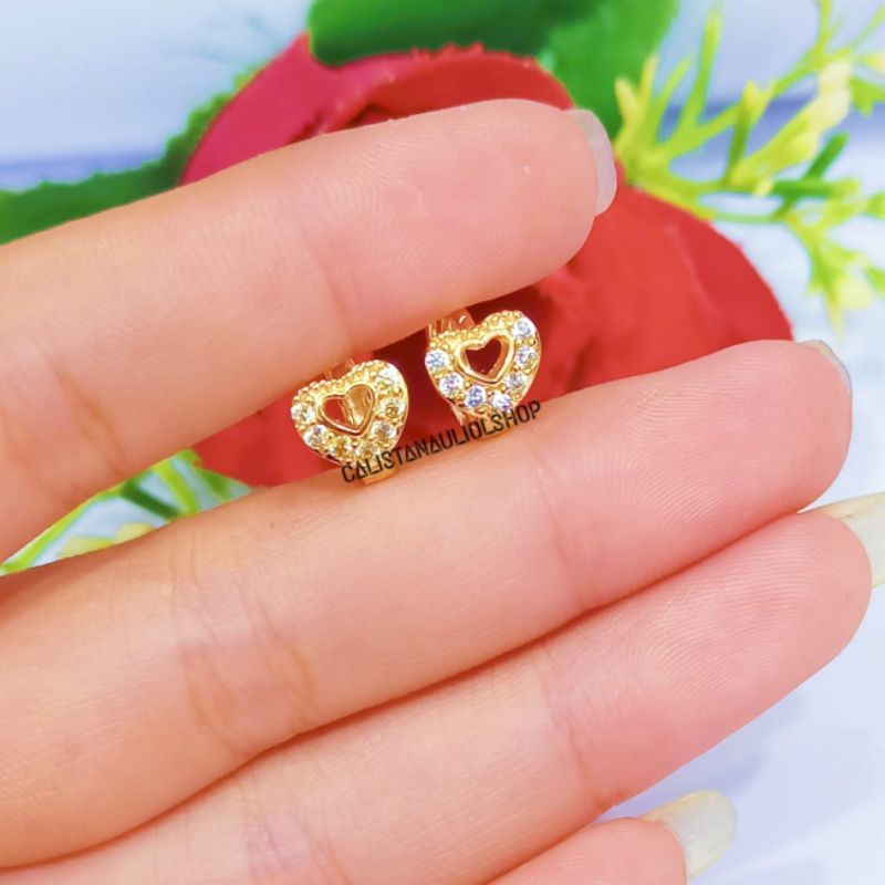 ANTING CLIP/JEPIT ANAK-ANAK CS7151P  PERHIASAN EMAS KOREA ANTI KARAT