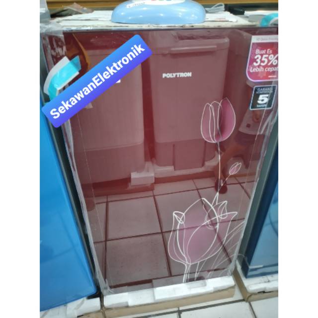 KULKAS 1 PINTU POLYTRON PRO 15 KTR BANDUNG