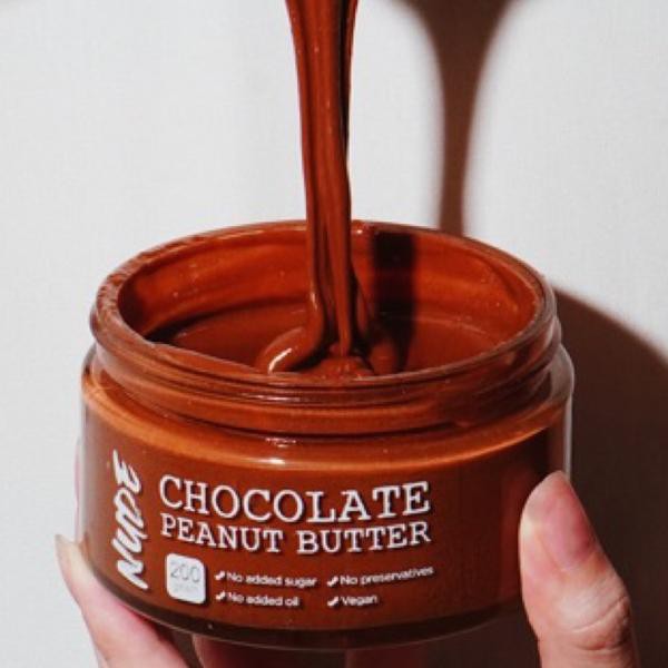 

Paling Popular BYQGY NUDE Chocolate Peanut Butter 200g - Unsweetened Selai Kacang Dark Chocolate Veg