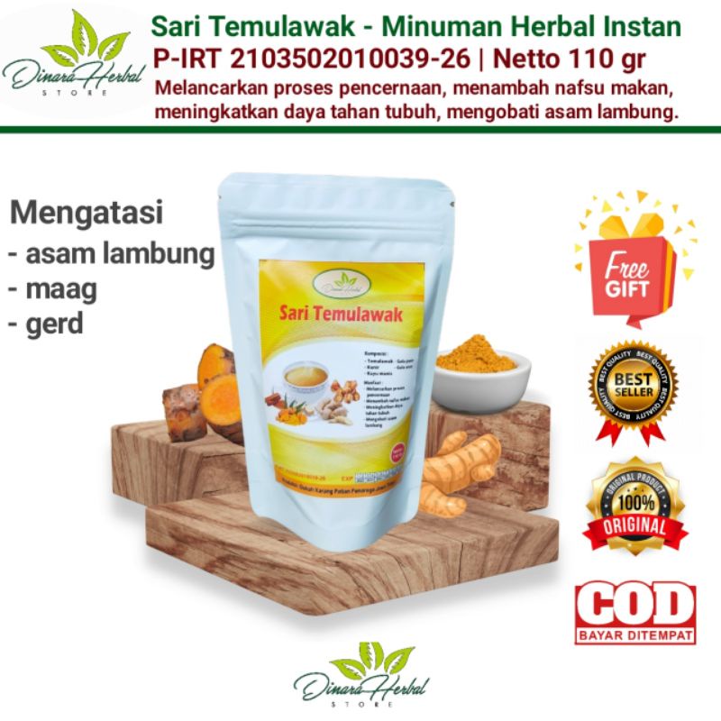 

[110 gr] Sari Temulawak / Temulawak Bubuk Minuman Kesehatan Herbal Penambah Berat Badan Obat Asam Lambung