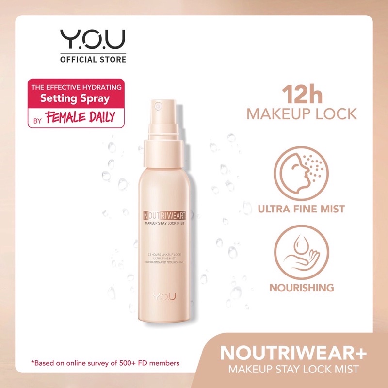 YOU Noutriwear+ Makeup Stay Lock Mist | Setting Spray