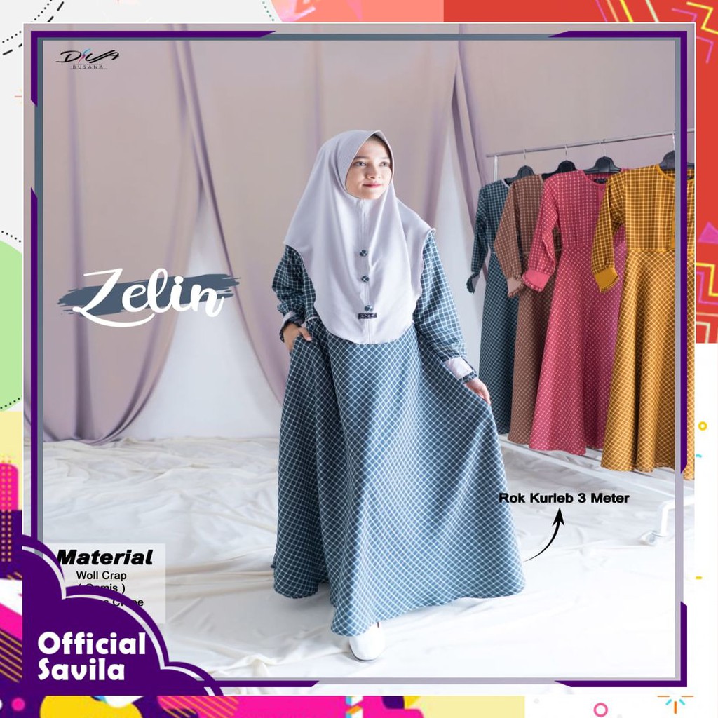 Desain Baju Gamis Polos Zara - Diary Hijaber