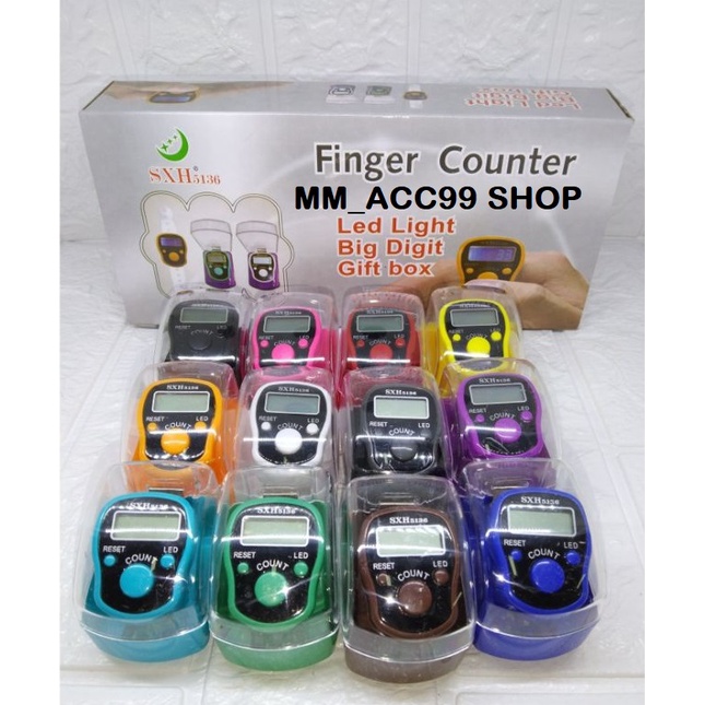 Tasbih Digital LED 1Pcs Finger Counter LED Light