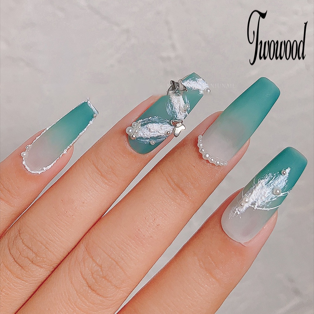 10pcs Ornamen Kupu-Kupu 3D Bahan Alloy Untuk Dekorasi Nail Art