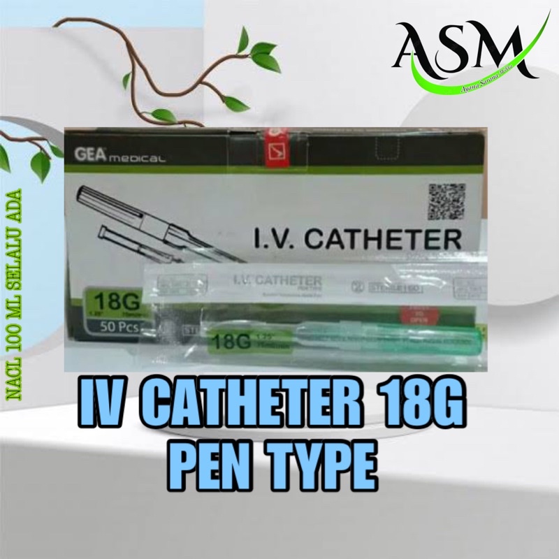 IV CANUL 18G PCS ALL PEN PLUS