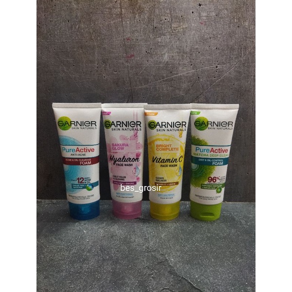 Garnier face wash 100ml ( satuan )