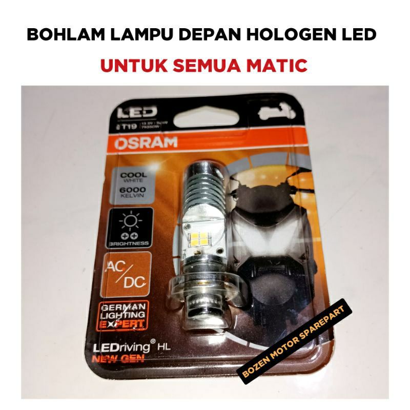 Bohlam Lampu LED Untuk Semua motor matic / Bohlam osram / Led