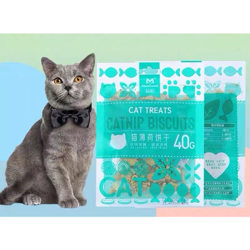 Snack Kucing Catnip Biscuits 40gram