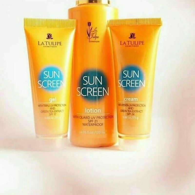 LA TULIPE Sunscreen Cream | Sunscreen Gel | Sunscreen Lotion Latulipe