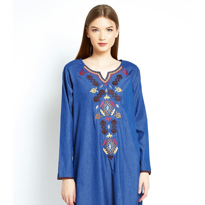 Sophie Paris Pakaian Wanita Aconit Blue - XL Murah