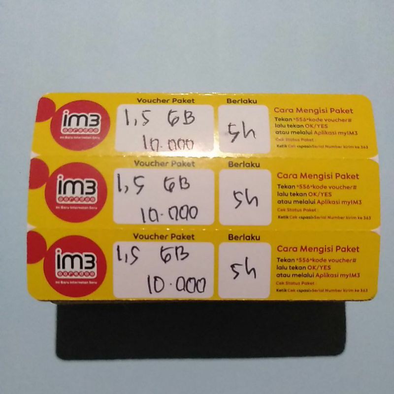 Voucher Indosat Freedom 1,5GB