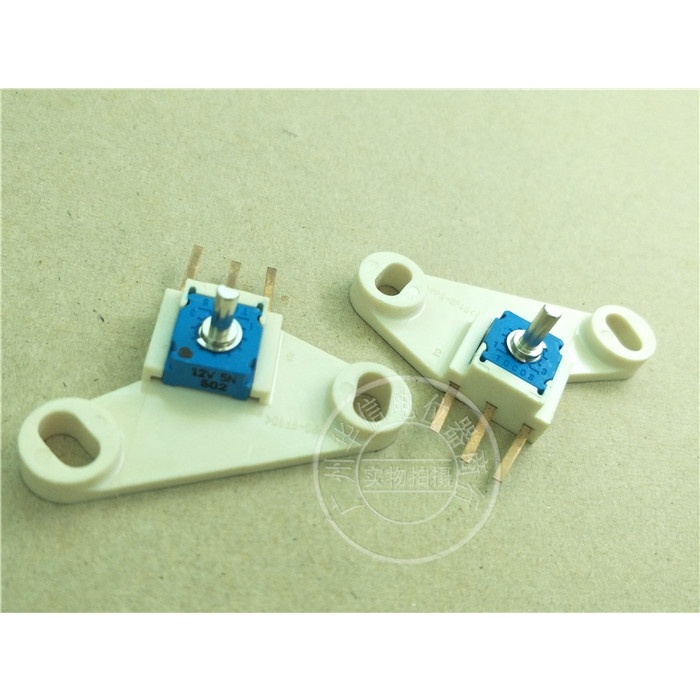 5pcs TOCOS RVQ121 Potentiometer Keramik 12V 502 5K Dengan Papan PPS-GF40 360 Rpm