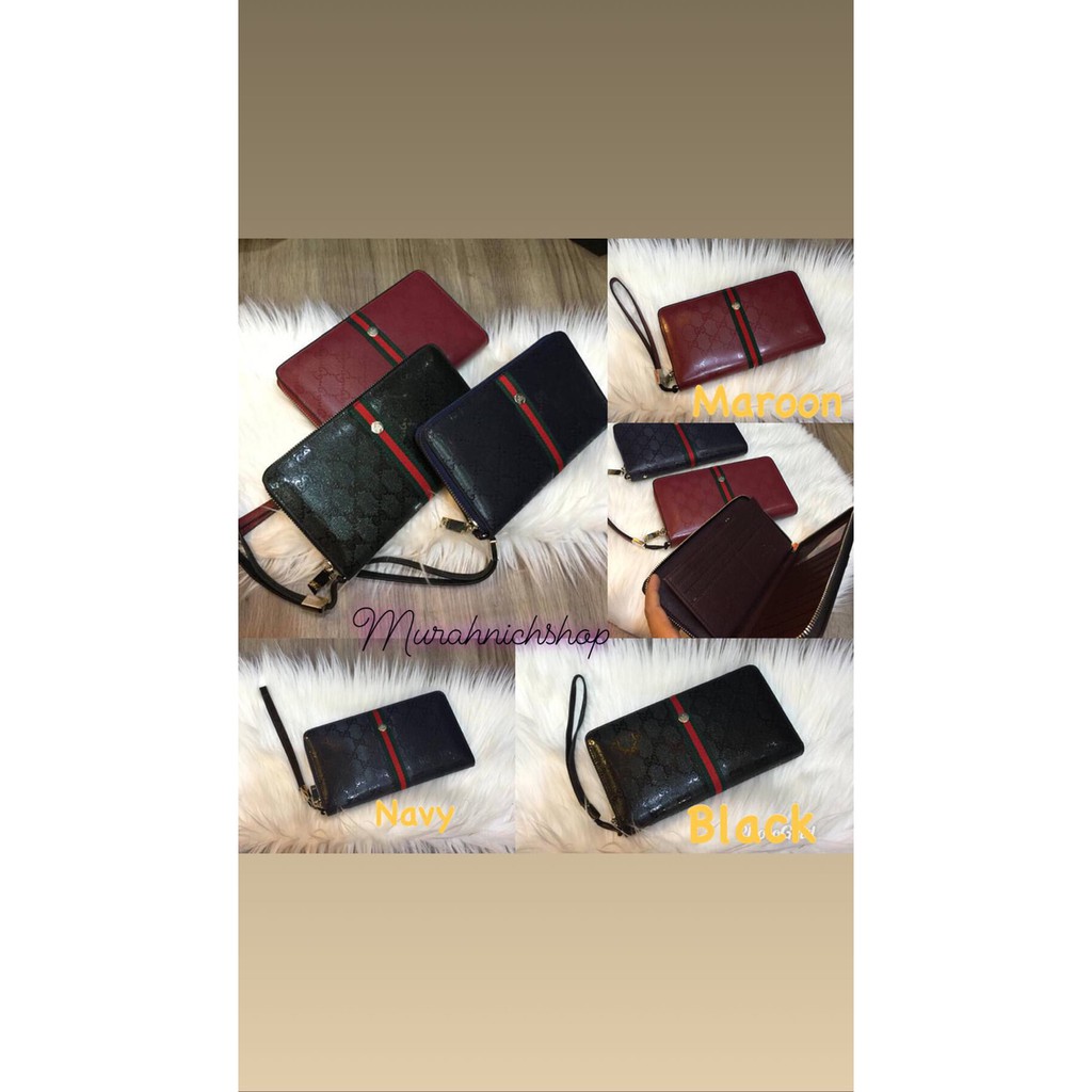 Murahnich Dompet wanita panjang/ Dompet branded gucci laminating
