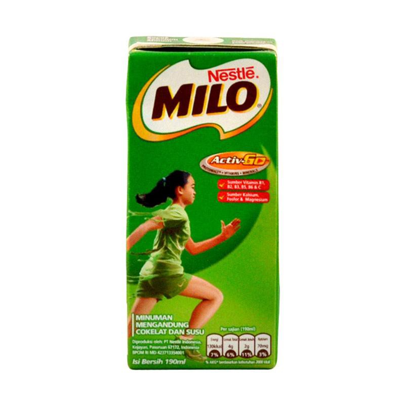 

MILO ACTIVE-GO MINUMAN SUSU COKLAT UHT 190ML