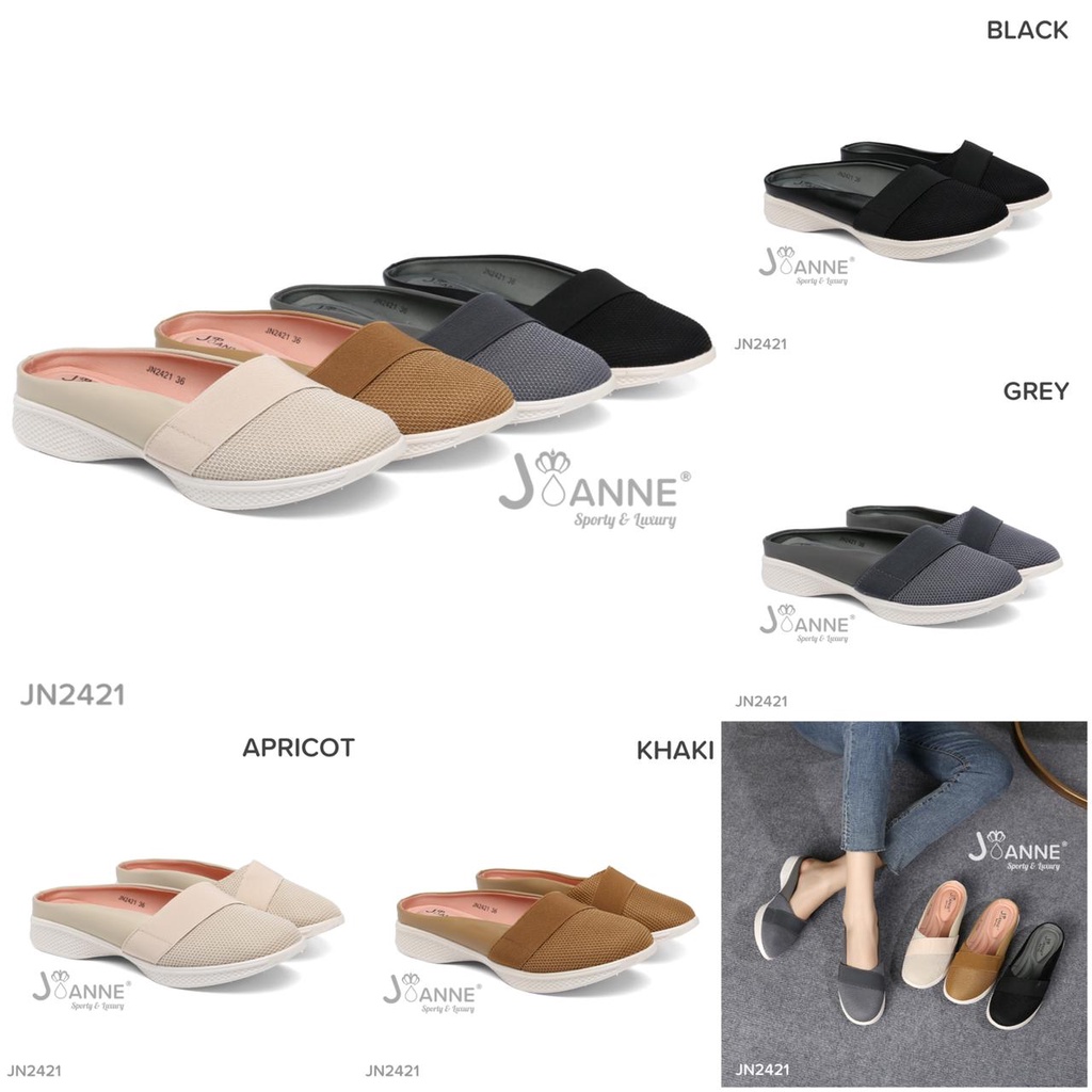 JOANNE Slop Wedges Shoes #JN2421 ORIGINAL