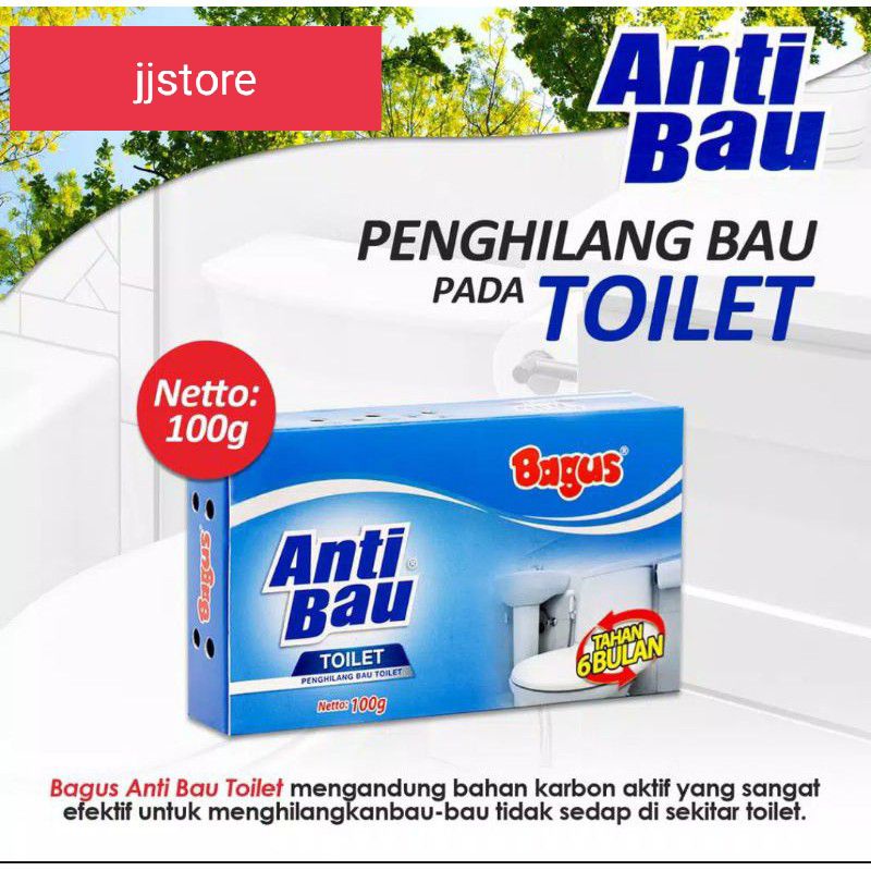 BAGUS ANTI PENGHILANG BAU TOILET 100 GR