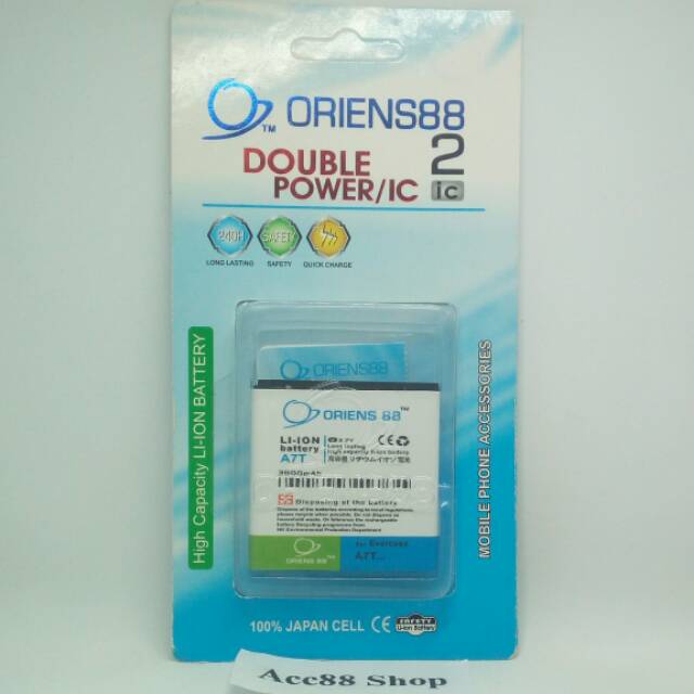 Baterai Batre Battery Double Power OR88/ Oriens88 Evercoss A7T