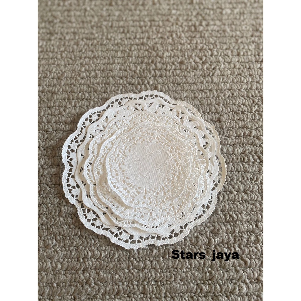 Doiley Paper, Kertas Doilies, alas kertas toples, Kertas Renda kue, alas Kue Kertas