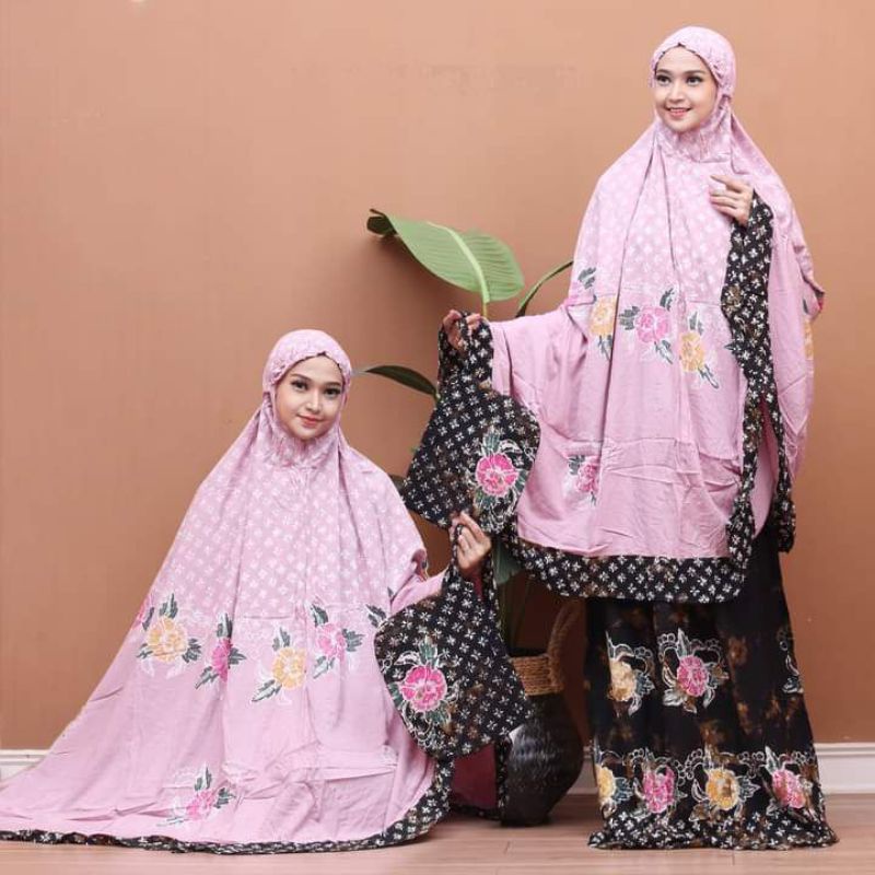 PROMO TERMURAH TERLARIS MUKENA DEWASA TERBARU MUKENA BATIK CAP ASLI PEKALONGAN DEWASA JUMBO TIDAK LU