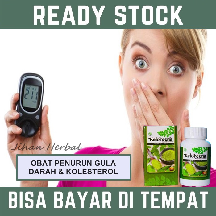 

Obat Penurun Gula Darah, Penurun Kolesterol, Penurun Trigliserida dan Lemak Darah - Herbal KELOREENA