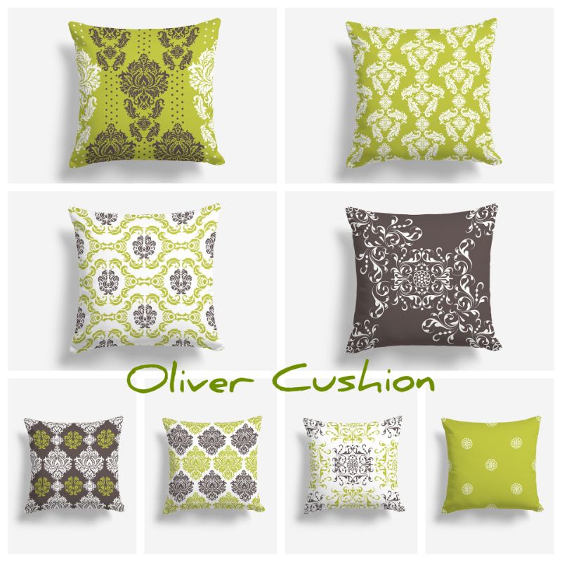 BANTAL SOFA PRINT MOTIF ABSTRAK OLIVER DAN JAVIER 40X40 CM