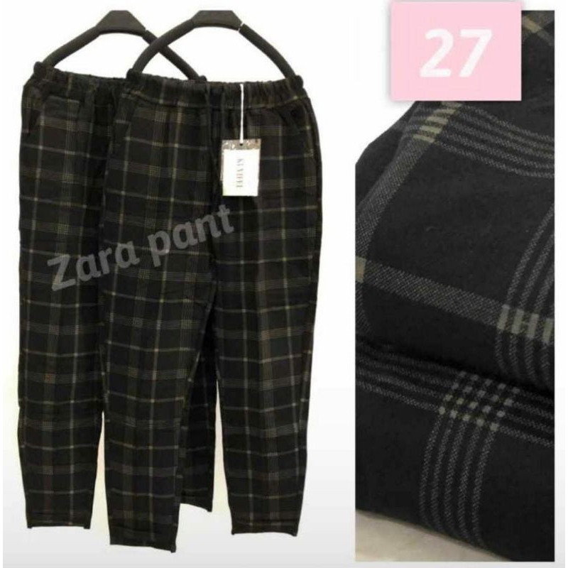 CELANA ZARA PANTS IMPORT ada tag label