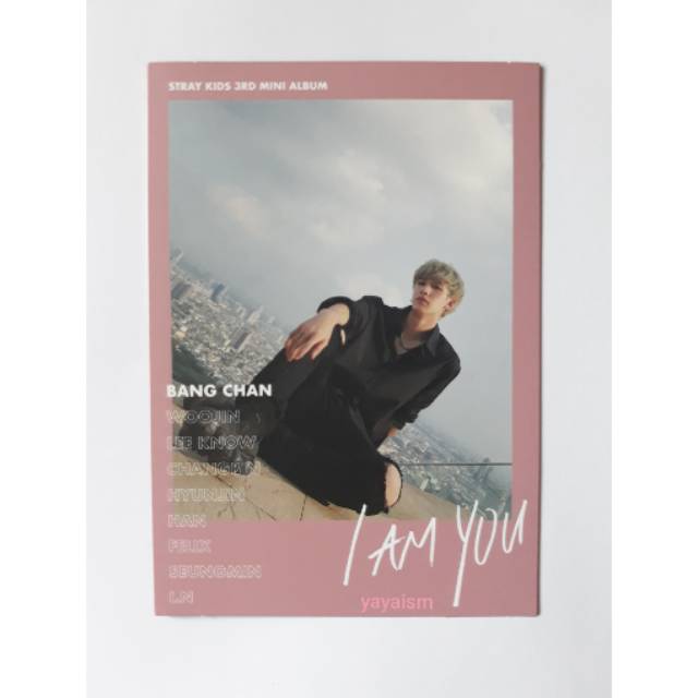 StrayKids I Am You Photocard BangChan