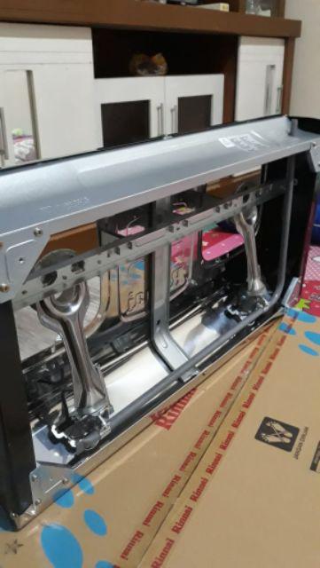 [ Rinnai ] Kompor Gas 2 Tungku Rinnai 522 E - Body Stainless + Kuningan