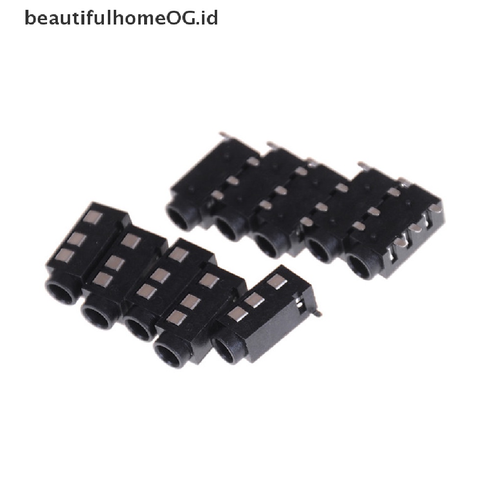 10pcs PJ-320D 4 Pin SMD 3.5mm Female Konektor Jack Headphone PCB Mount