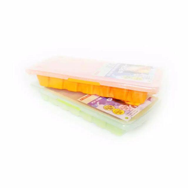 Yoshikawa Cetakan Es Dengan Tutup Set Isi 2 Buah Be3310 Warna Random