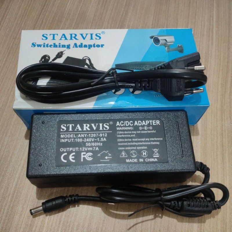 ADAPTOR 7A 12V STARVIS