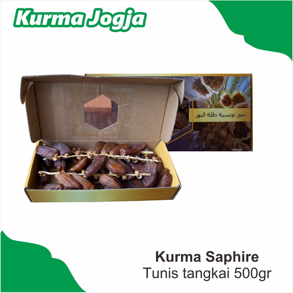 

[TERLARIS] KURMA TUNIS TANGKAI 500 GRAM MERK SAPHIRE