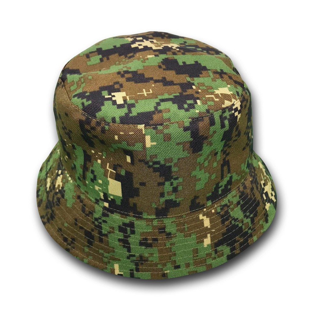 Topi Bucket Motif Loreng Army  Dewasa