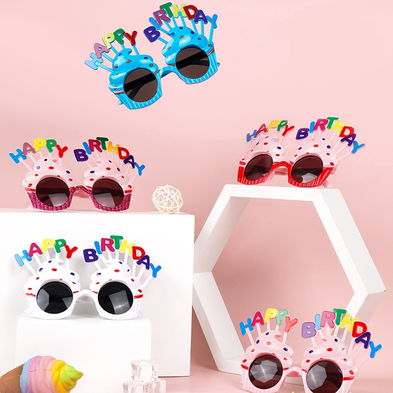 Kacamata Anak Motif CupCake Happy Birthday New Trend/Fashion High Quality Import ForeverYoung