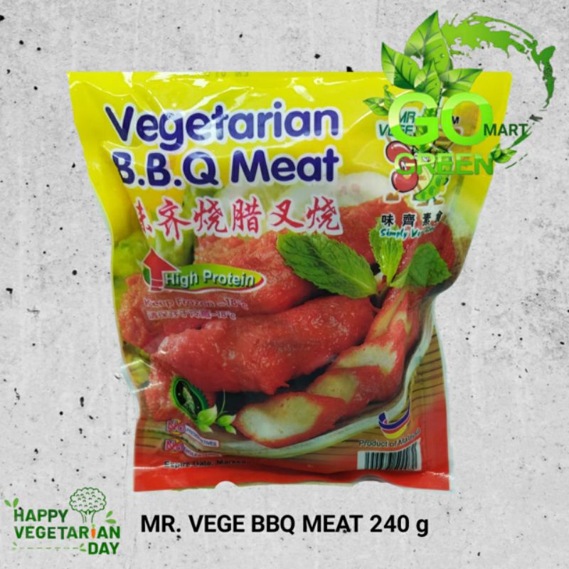 

MR.VEGE BBQ MEAT/CHA SIO VEGETARIAN 240g