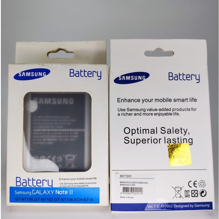 BATERAI SAMSUNG GT - N7100/N7102 GALAXY NOTE 2  BATT BATERE BATTERY